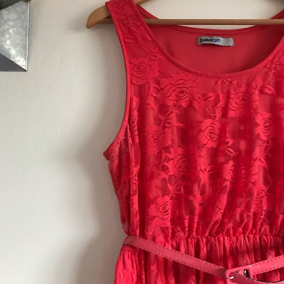 🧡Host Pick!🧡 Bailey Girl Lacey Floral Mini Dress - Picture 3 of 5